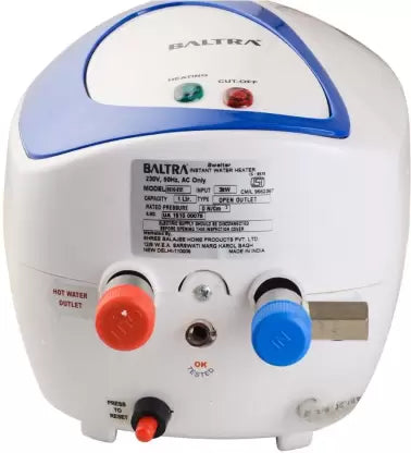 Baltra 1 L Instant Water Geyser (BIEG-201, White, Blue) Baltra 1 L Instant Water Geyser (BIEG-201, White, Blue)